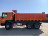 16CBM HOWO 6X4 Scow End Sand agrega caminhão basculante de transporte com porta traseira