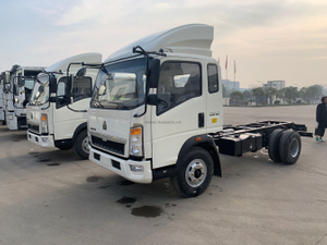 SINOTRUK HOWO 4 × 2 6 WHEELS CHASSIS DE TERRO LUZ 10T 